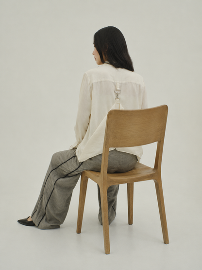 2way Cotton Long Shirt / ecru