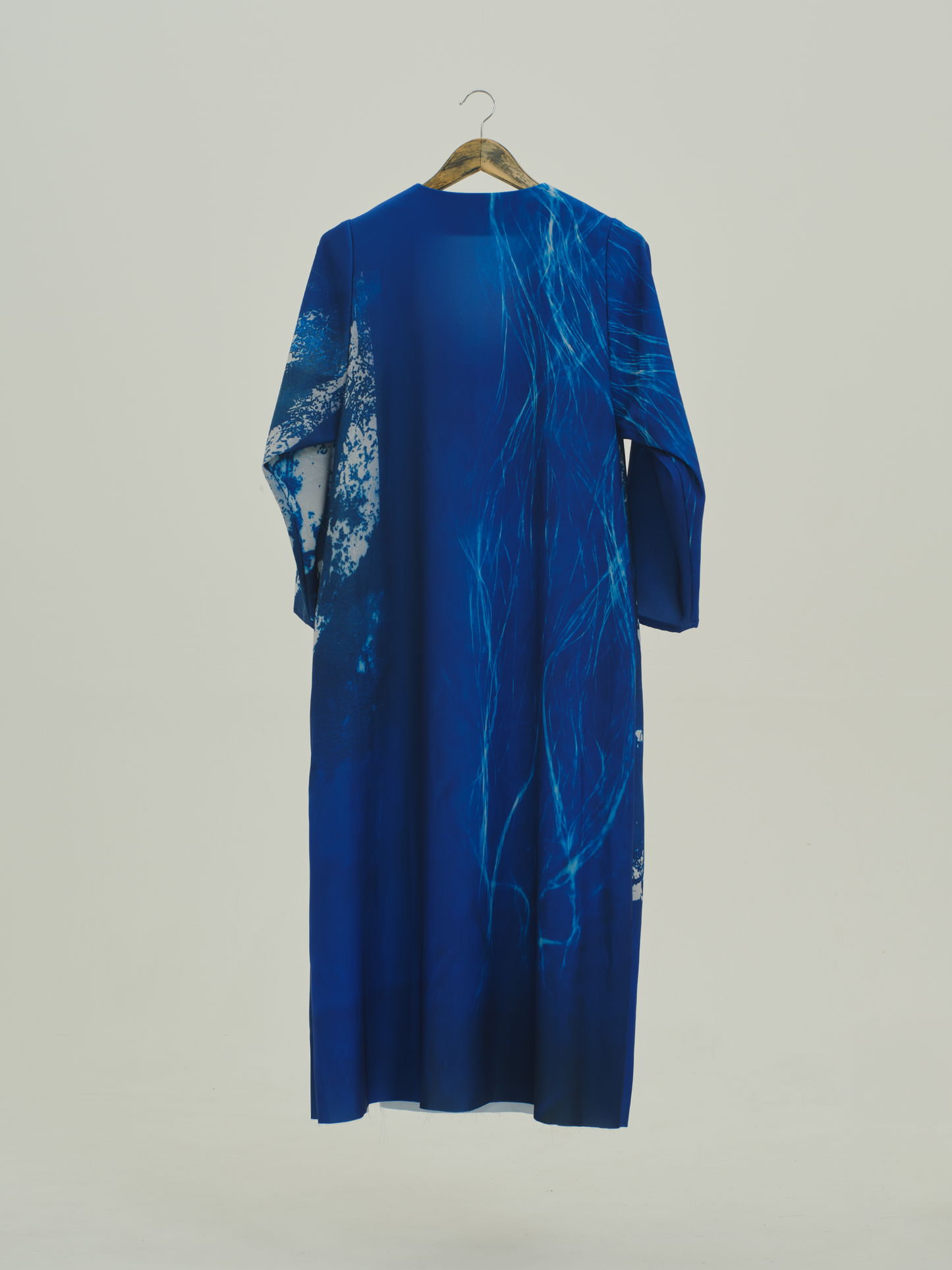 Cyan Trace dress / blue