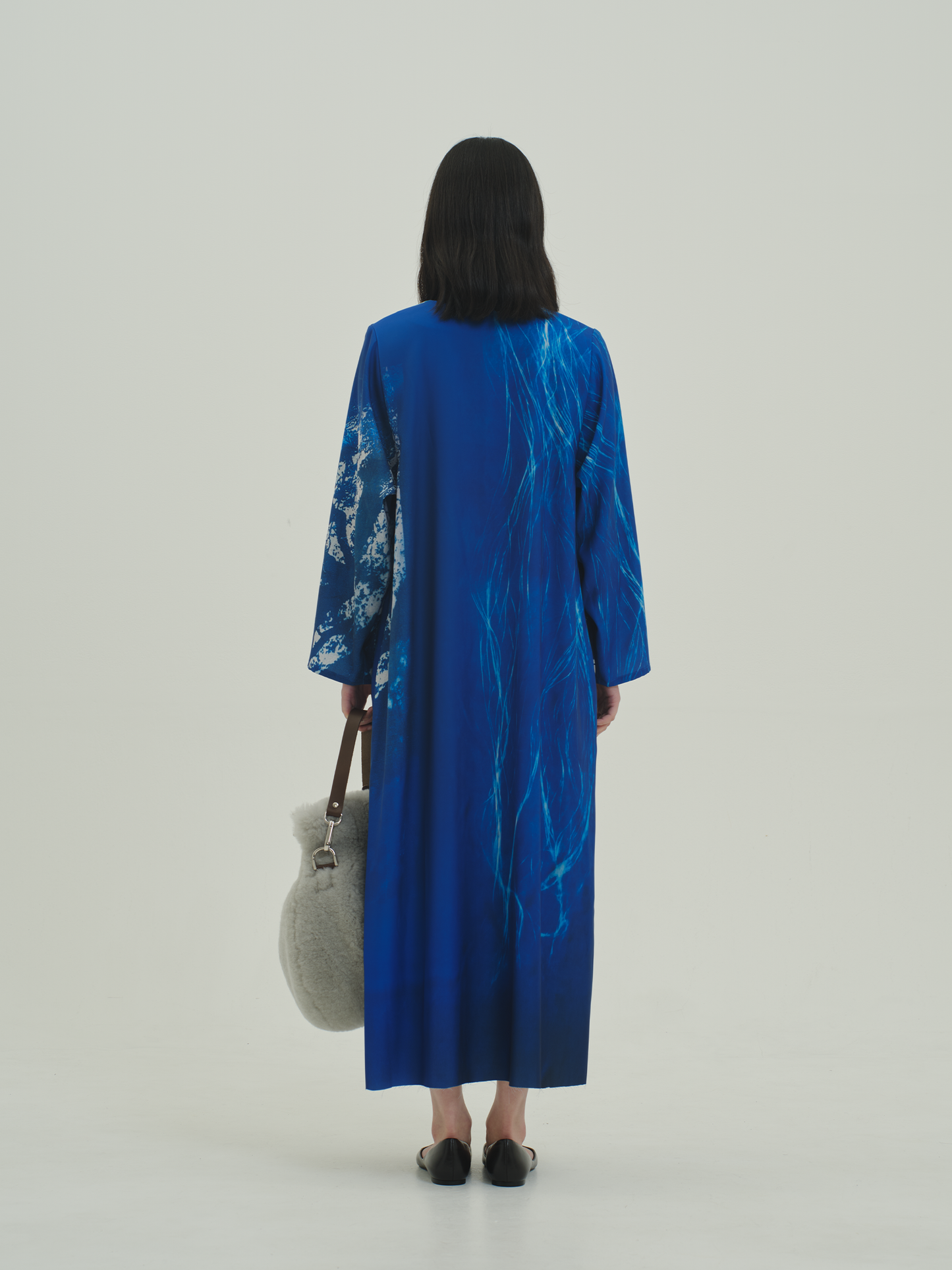 Cyan Trace dress / blue