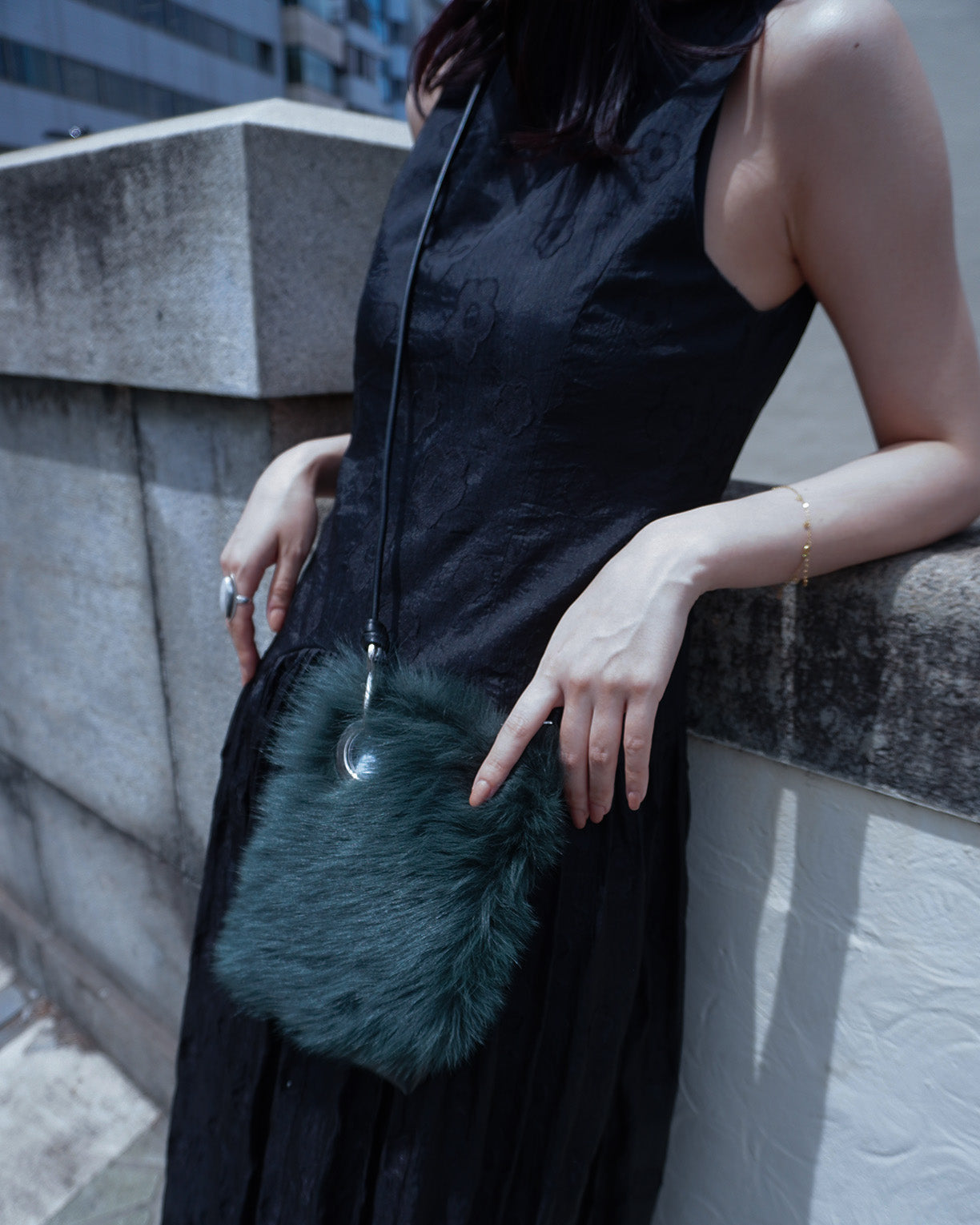 TALIS mini bag / dark green